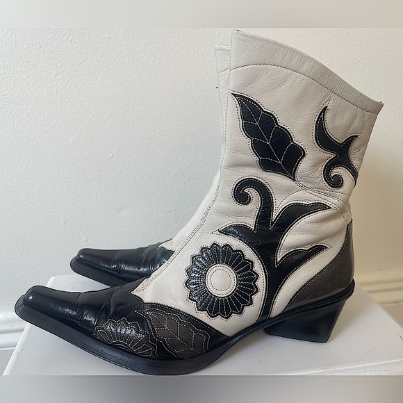 Rare Vintage Western Cowgirl Boots! Stunning! Goffredo Fantini - Picture 5 of 14